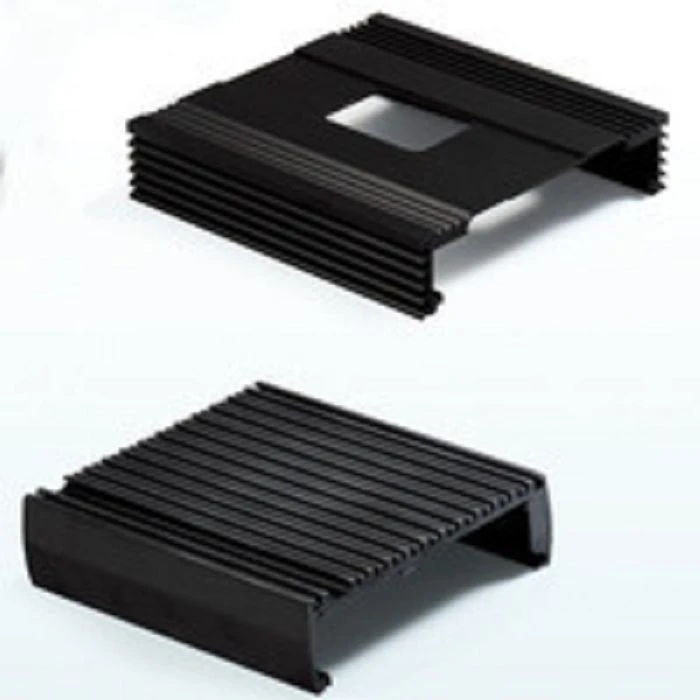 Aluminium Precision Heat Sinks Black Anodising 